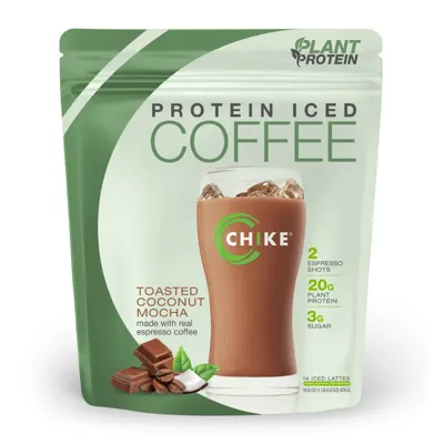 Plant Based Toasted Coconut Mocha Protein Iced Coffee - Single-Serving Packets