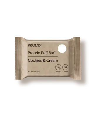 Cookies and Cream Protein Puff Bars - 12 Bars