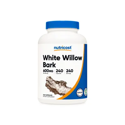 Nutricost White Willow Bark Capsules - 240 Caps