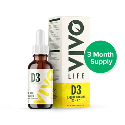 Liquid Vitamin D3 & K2 - Liquid D3 & K2 / 100 Servings
