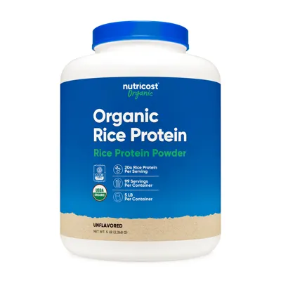 Nutricost Organic Rice Protein Powder - 2 LBS