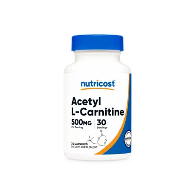 Nutricost Acetyl L-Carnitine Capsules - 180 Capsules
