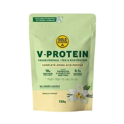 GoldNutrition V-Protein Kombucha Vanilla 720g