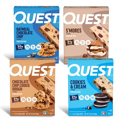 Protein Bar Variety Pack - 4 Box Set