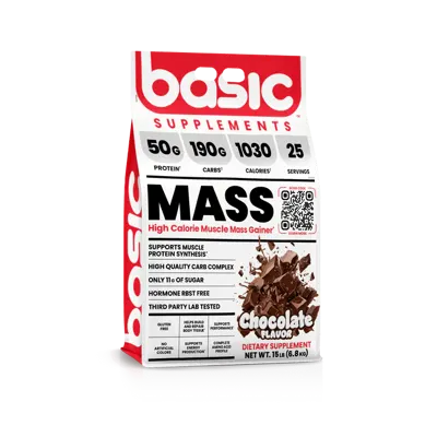 Basic Supplements Basic Mass 15lb, Chocolate