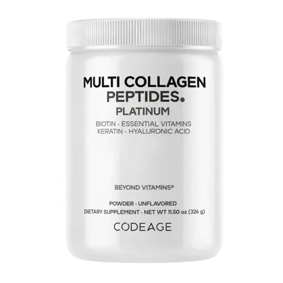 Codeage Platinum Multi Collagen Peptides Powder Supplement - 30