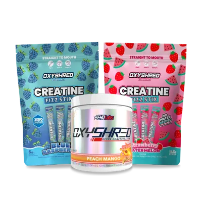 OxyShred + Creatine Candy Fizz Stix