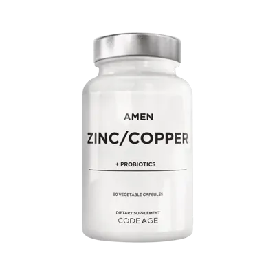 Codeage Amen Zinc & Copper - 90 Veggie Caps / Unflavored