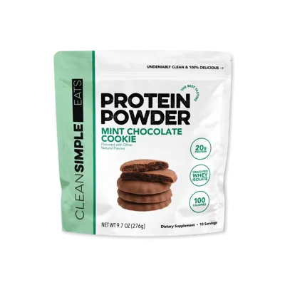 Protein Powder: Mint Chocolate Cookie (10 Serving Bag)
