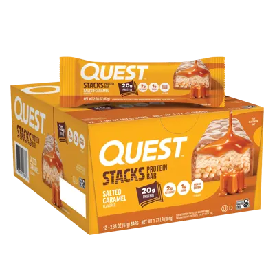 Salted Caramel Stacks Bars - 4 ct. Box