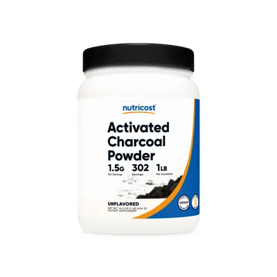 Nutricost Activated Charcoal Powder - 1 lb